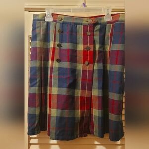 Plaid Skort by White Stag size 16